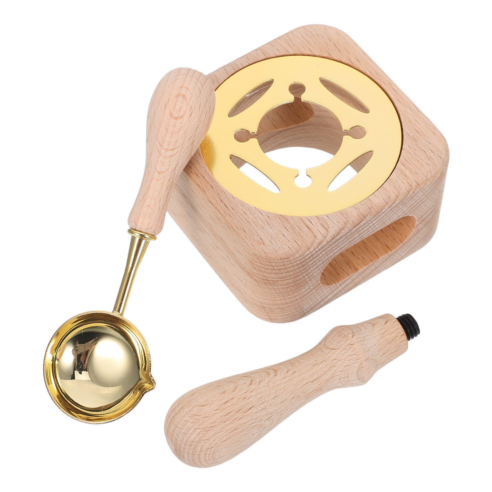 Wax Seal Stamp Set - Conjunto de Selos de Cera com
