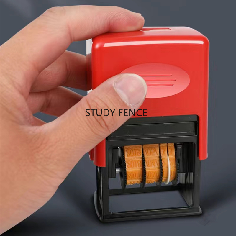 Carimbo de data auto impresso, - Rubber Date Stamp avaliação e preço