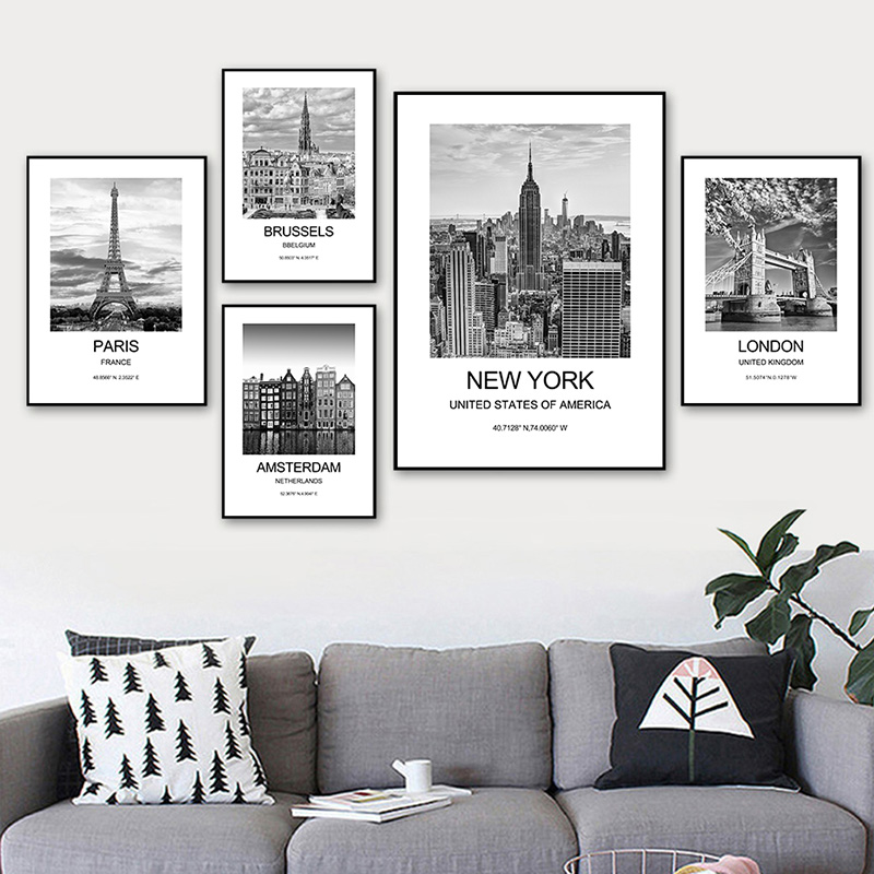 Cidade cartaz nova york londre - Ink Blotter Paper avaliação e preço
